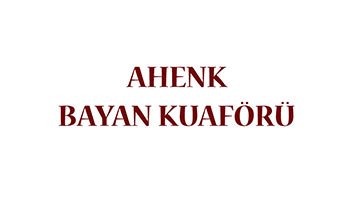 Ahenk Bayan Kuaförü